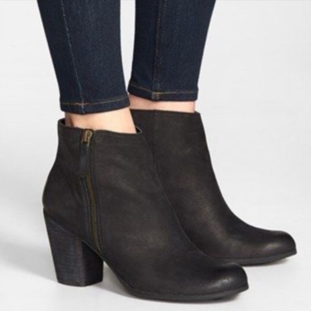 Nordstrom BP “Trolley” Leather Ankle Bootie